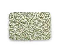 Coral Velvet Door Mats William Morris Willow Doormat With Non-Slip Rubber Backing Flannel Floor Mat for Indoor Outdoor Home Patios Garden Entrance Decor 24x16 Inch