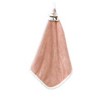 Coral Velvet Soft Hand Towel Absorbent Cloth Dishcloths Cartoon Hanging Cloth