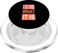 Coral What It Is Coral Color Graphic PopSockets PopGrip for MagSafe