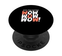 Coral Wow-x3 Coral Color Graphic PopSockets Adhesive PopGrip