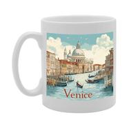 Coralgraph Inc 11oz Dishwasher-Safe Ceramic Mug Featuring Popular Cities & Capitals from Europe and Around The World (Venice)