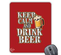Coralgraph Inc CP229 Keep Calm and Drink Beer Novelty Gift Printed PC Laptop Computer Mouse Mat Pad
