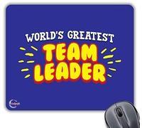 Coralgraph Inc CP307 World's Greatest Team Leader Novelty Gift Printed PC Laptop Computer Mouse Mat Pad
