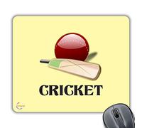 Coralgraph Inc CP485 Cricket Ball & Bat Novelty Gift Printed PC Laptop Computer Mouse Mat Pad