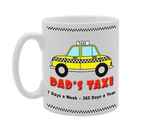 Coralgraph Inc MG022 Dad's Taxi / 7 Days a Week / 365 Days a Year Novelty Gift Printed Ceramic Tea Coffee Mug