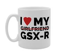 Coralgraph Inc MG1506 I Love My Girlfriend GSX R Novelty Gift Printed Tea Coffee Ceramic Mug