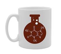 Coralgraph Inc MG1779 Caffeine Lab Chemical Formula Funny Gift Novelty Gift Printed Tea Coffee Ceramic Mug