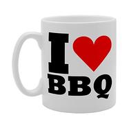 Coralgraph Inc MG1963 I Love BBQ Novelty Gift Printed Tea Coffee Ceramic Mug