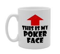 Coralgraph Inc MG2039 This is My Poker Face Novelty Gift Printed Tea Coffee Ceramic Mug
