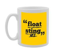 Coralgraph Inc MG2186 Float Like A Butterfly, Sting Like A Bee Novelty Gift Printed Tea Coffee Ceramic Mug