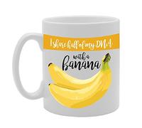 Coralgraph Inc MG2350 I Share Half of DNA with My Banana Novelty Gift Printed Tea Coffee Ceramic Mug