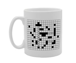 Coralgraph Inc MG2591 Crosswords are Fun Illustration Novelty Gift Printed Tea Coffee Ceramic Mug