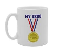 Coralgraph Inc MG2644 My Hero Gold Medal Novelty Gift Printed Tea Coffee Ceramic Mug