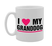Coralgraph Inc MG2960 I Love My Granddog Novelty Gift Printed Tea Coffee Ceramic Mug