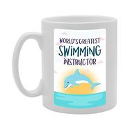 Coralgraph Inc MG3004 World Greatest Swimming Instructor Novelty Gift Printed Tea Coffee Ceramic Mug