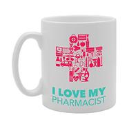Coralgraph Inc MG3059 I Love My Pharmacist Novelty Gift Printed Tea Coffee Ceramic Mug