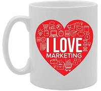 Coralgraph Inc MG3061 I Love Marketing Novelty Gift Printed Tea Coffee Ceramic Mug