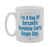 Coralgraph Inc MG3270 I Am A Ray of Sarcastic Sunshine Every Single Day Novelty Gift Printed Tea Coffee Ceramic Mug