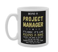Coralgraph Inc MG3287 Being A Project Manager Its Easy Its Like Novelty Gift Printed Tea Coffee Ceramic Mug