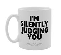 Coralgraph Inc MG3298 I'm Silently Judging You Novelty Gift Printed Tea Coffee Ceramic Mug