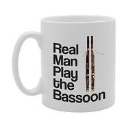 Coralgraph Inc MG3490 Real Man Play The Bassoon Novelty Gift Printed Tea Coffee Ceramic Mug