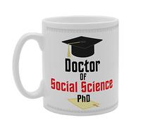 Coralgraph Inc MG4075 Doctor of Social Science Phd Novelty Gift Printed Tea Coffee Ceramic Mug