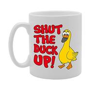 Coralgraph Inc MG4274 Shut The Duck UP! Novelty Gift Printed Tea Coffee Cermic Mug
