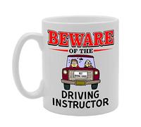 Coralgraph Inc MG4854 Beware of The Driving Instructor Novelty Gift Printed Tea Coffee Ceramic Mug