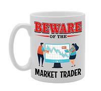 Coralgraph Inc MG4897 Beware of The Market Trader Novelty Gift Printed Tea Coffee Ceramic Mug