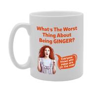 Coralgraph Inc MG5507 What's The Worst Thing About Being Ginger Novelty Gift Printed Tea Coffee Ceramic Mug