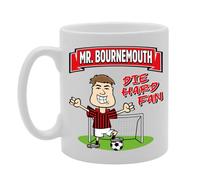 Coralgraph Inc MG5813 MR Bournemouth DIE Hard Fan Novelty Gift Printed Tea Coffee Ceramic Mug