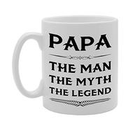 Coralgraph Inc MG780 PAPA The Man They Myth The Legend Novelty Gift Printed Tea Coffee Ceramic Mug