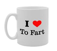 Coralgraph Inc MG929 I Love to Fart Novelty Gift Printed Tea Coffee Ceramic Mug