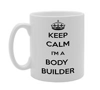 Coralgraph Inc MG945 Keep Calm I'm A Body Builder Novelty Gift Printed Tea Coffee Ceramic Mug