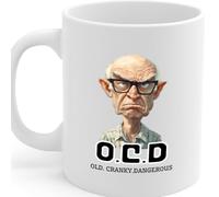 Coralgraph Inc O.C.D Mug - Old Cranky Dangerous - Funny Angry Old Man Cartoon - MG6630