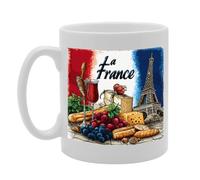 Coralgraph Inc Paris France Themed Mug Selection (La France)