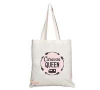 Coralgraph Inc TB1210 Caravan Queen Novelty Present Gift Printed Eco-Friendly Stylish Long Handled Tote Shoulder Bag