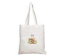 Coralgraph Inc TB1365 Relax Sloth Jungle Tea Novelty Present Gift Printed Eco-Friendly Stylish Long Handled Tote Shoulder Bag
