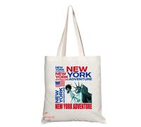 Coralgraph Inc TB1511 New York Brooklyn Bridge Novelty Present Gift Printed Tourist Tote Shoulder Souvenir Gift Bag (Design 4)