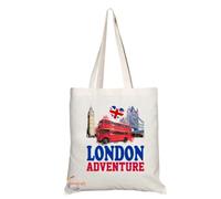 Coralgraph Inc TB1514 London Routemaster Big Ben Novelty Present Gift Printed Tourist Tote Shoulder Souvenir Gift Bag