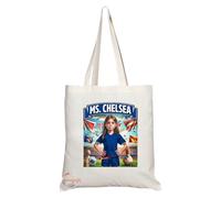 Coralgraph Inc TB1611 Ms Chelsea Footie Fan Lady Girl Tote Bag - Eco-Friendly, Stylish, Long Handled, Perfect Novelty Gift