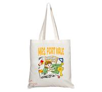 Coralgraph Inc TB1667 Mrs Port Vale Footie Fan Lady Girl Tote Bag - Eco-Friendly, Stylish, Long Handled, Perfect Novelty Gift