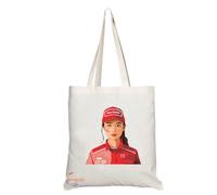 Coralgraph Inc TB1751 Mrs Postie Tote Bag - Gift for Female Postmen, Mail Carriers, Postal Workers - Sustainable, Stylish, Long Handled, Durable and Reusable