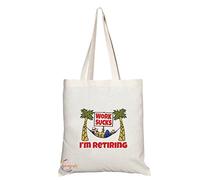 Coralgraph Inc TB197 WORK SUCKS I'M RETIRING Novelty Present Gift Printed Eco-Friendly Stylish Long Handled Tote Shoulder Bag