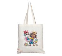 Coralgraph Inc TB1994 Ms Artist Tote Bag - Ideal for Female Artists, Creatives, and Art Enthusiasts - Tote Bag with Inspirational Design