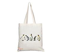 Coralgraph Inc TB306 Beautiful Penguin Image Novelty Present Gift Printed Eco-Friendly Stylish Long Handled Tote Shoulder Bag