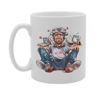 Coralgraph MG6251 MR Techie Souvenir Mug - Depicting a Man Who Embodies Tech Savvy and Innovation - Memory Keepsake for Technology Enthusiasts - MR Techie Memorabilia