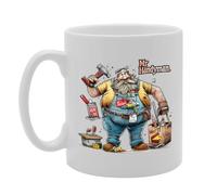 Coralgraph MG6257 Mr Handyman Souvenir Mug - Depicting a Skilled Handyman with Tools - Memory Keepsake for DIY and Repair Enthusiasts - Mr Handyman Memorabilia
