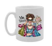 Coralgraph MG6279 Ms Fashionista Ceramic Mug - Ideal for Fashion Enthusiasts, Style Icons, and Trendsetters - 11oz Coffee Mug with Stylish Design