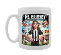 Coralgraph MG6384 Ms Grimsby Novelty Gift Printed Tea Coffee Ceramic Mug for Footie Fan Ladies Girls